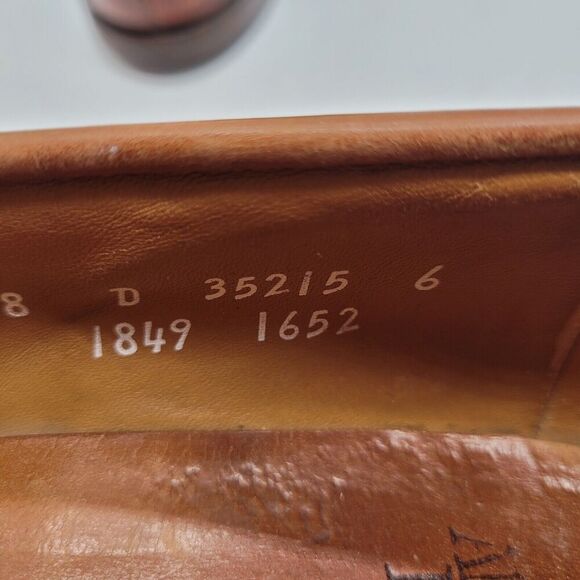 Allen Edmonds Shoes Mens sz 8 D Cody Kiltie Tassel Leather Loafers Brown - Picture 8 of 10